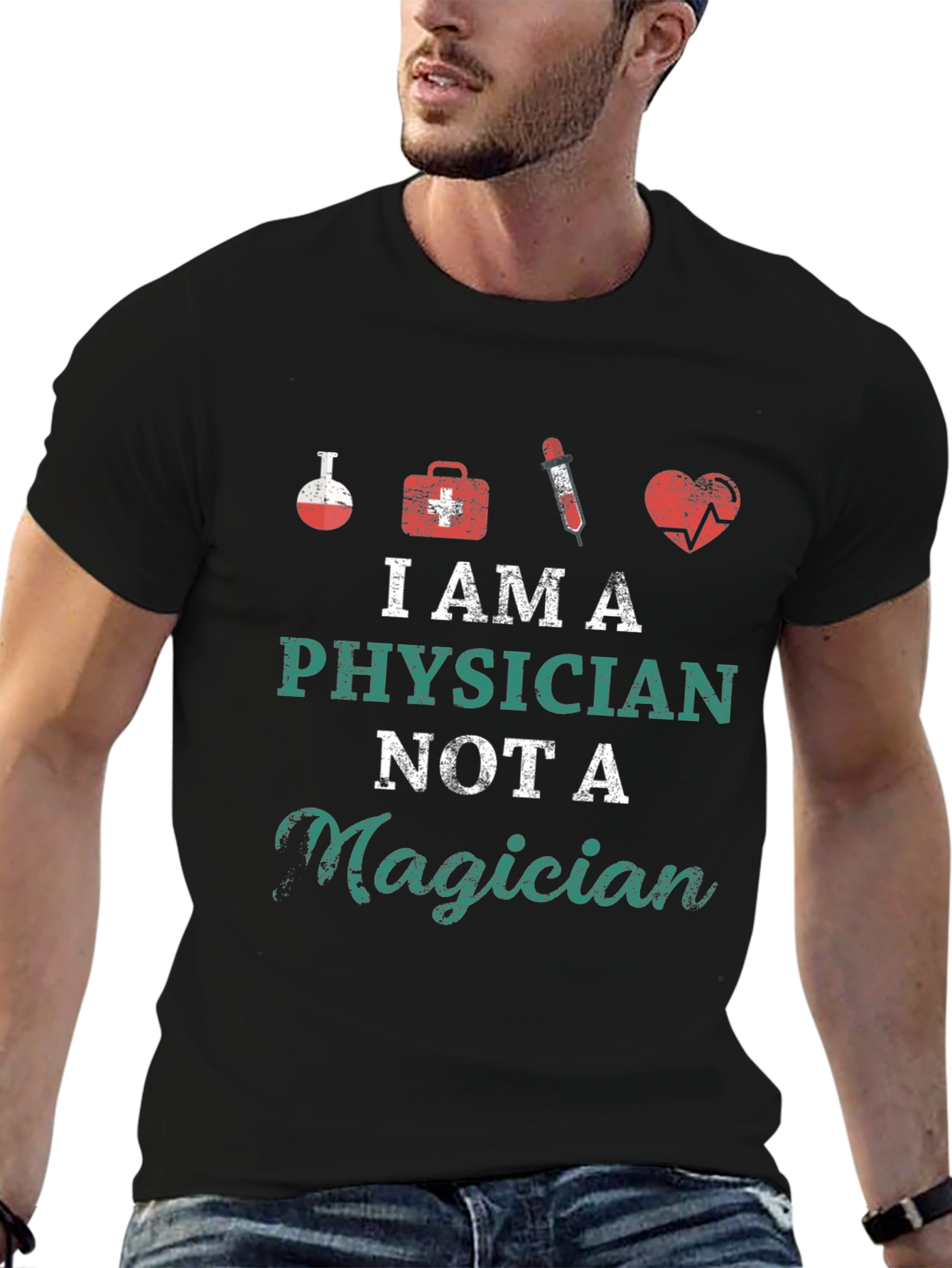 Physician Not A Magician Graphic Tee