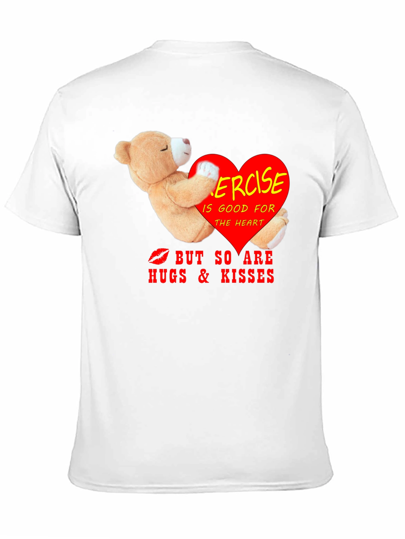 Exercise Hugs Kisses Graphic Tee