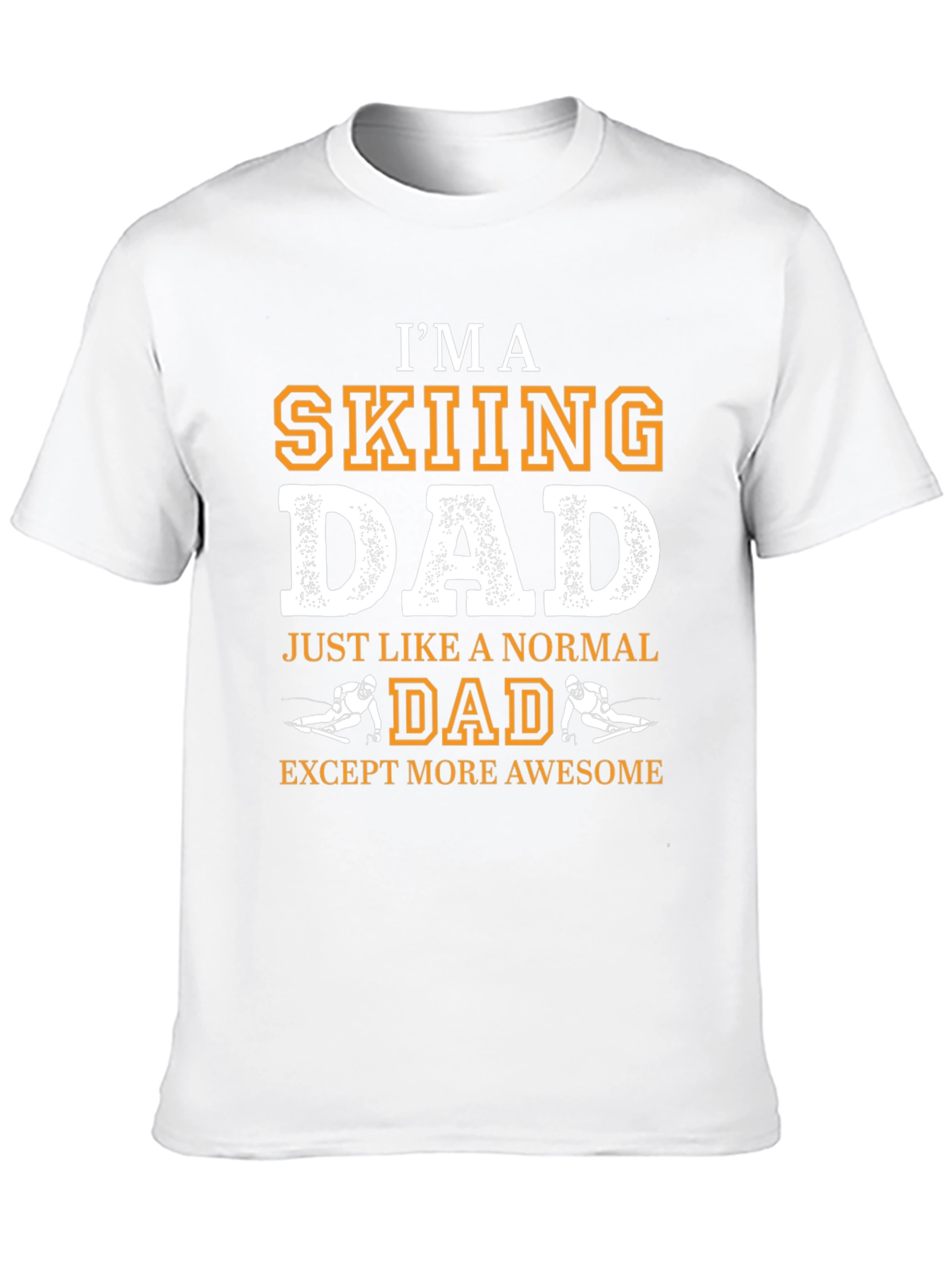 Skiing Dad Graphic T-Shirt - Awesome Dad Gift