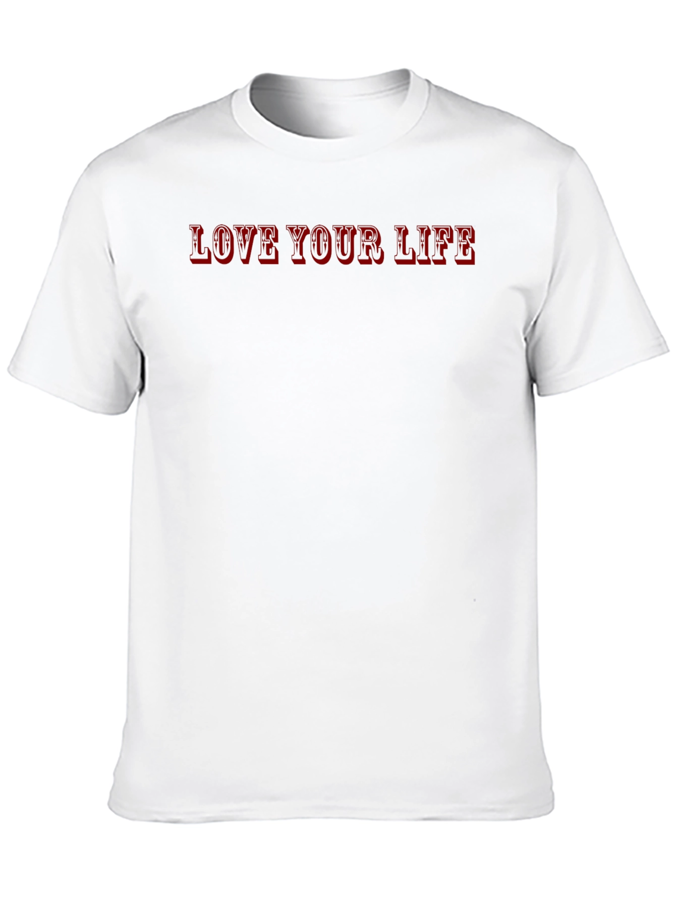 Love Your Life Graphic Tee - Mens Black T-Shirt