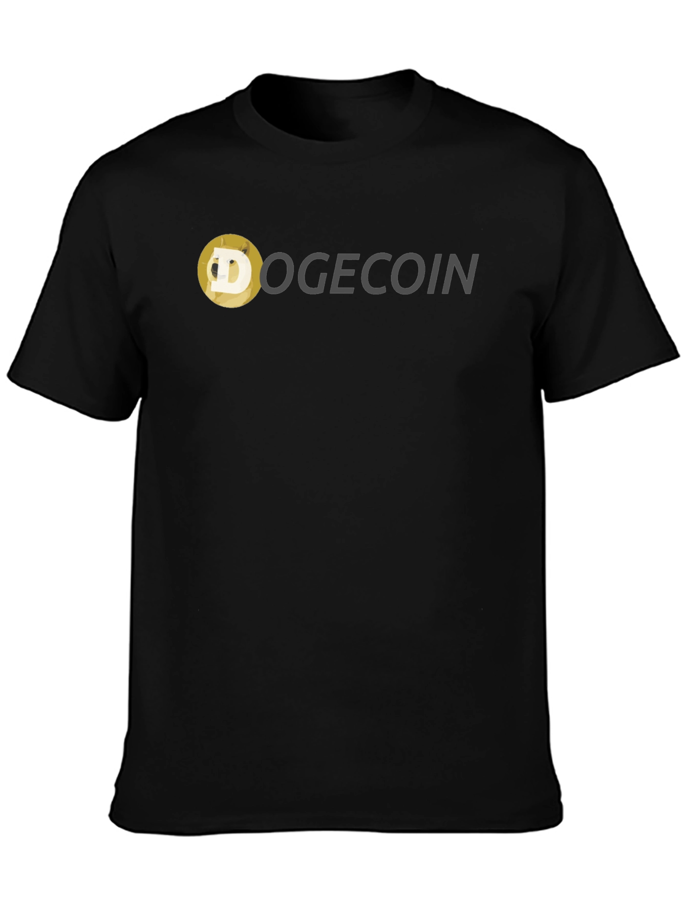 Dogecoin Crypto T-Shirt | Black Tee