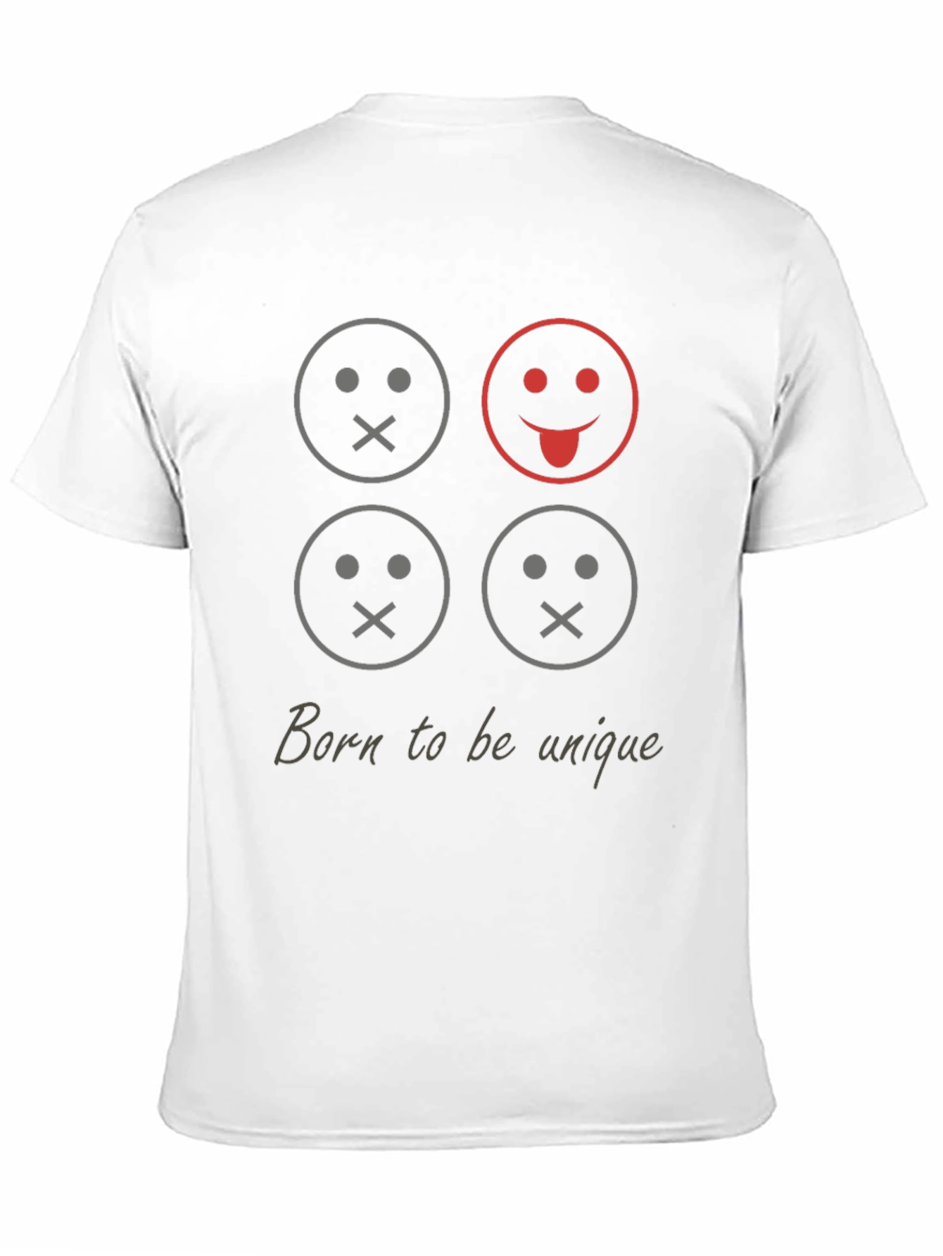 Unique Smiley Face Graphic Tee
