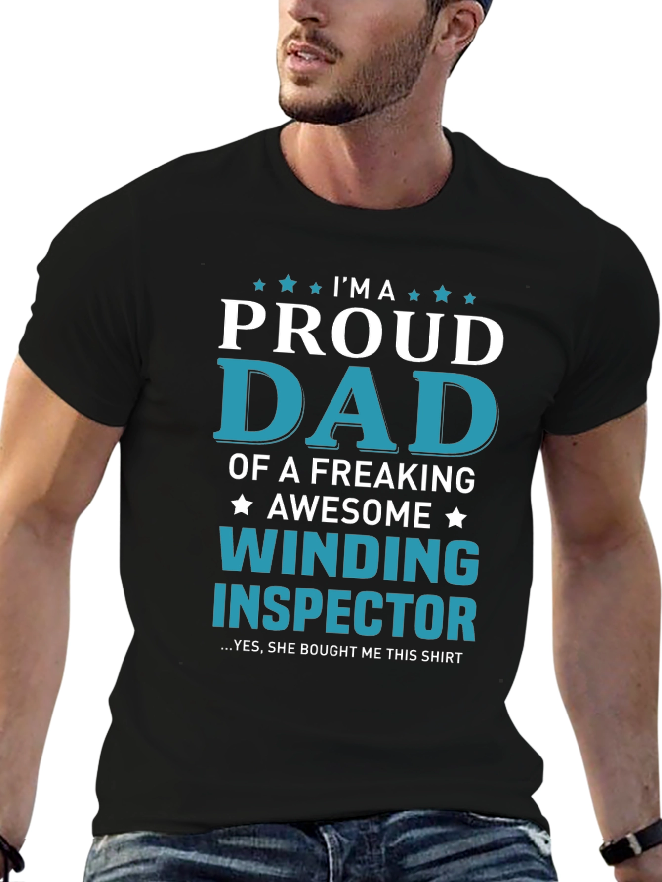 Proud Dad Winding Inspector T-Shirt