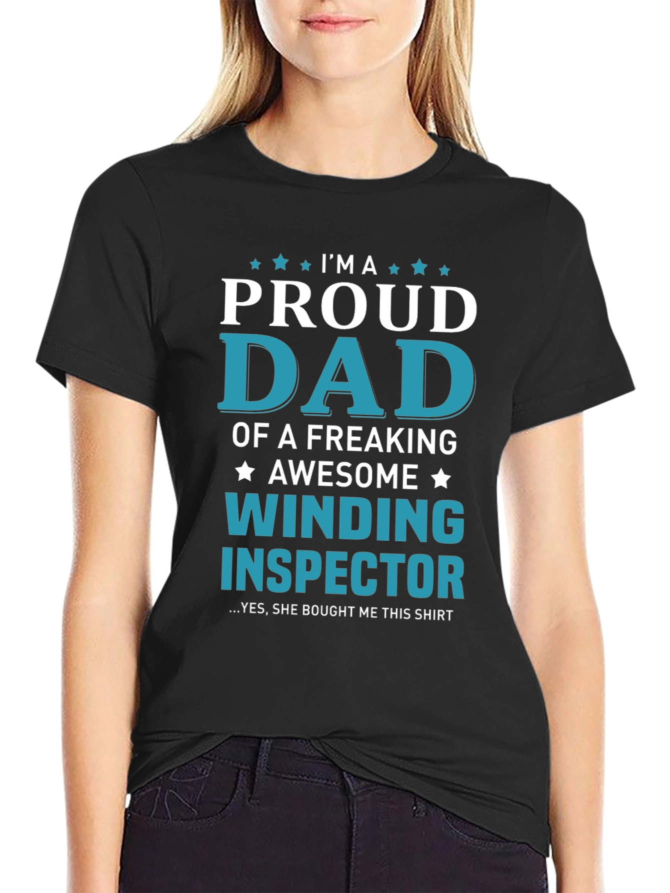 Proud Dad Winding Inspector T-Shirt