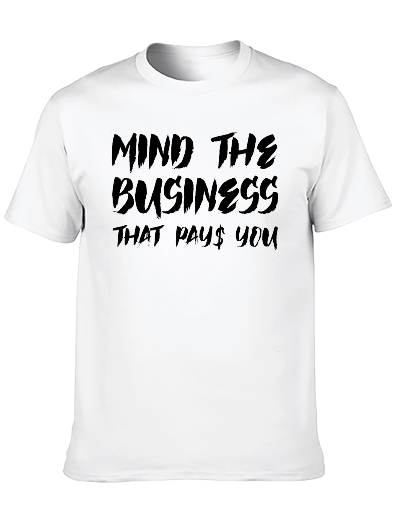 Mind the Business Black Graphic Tee
