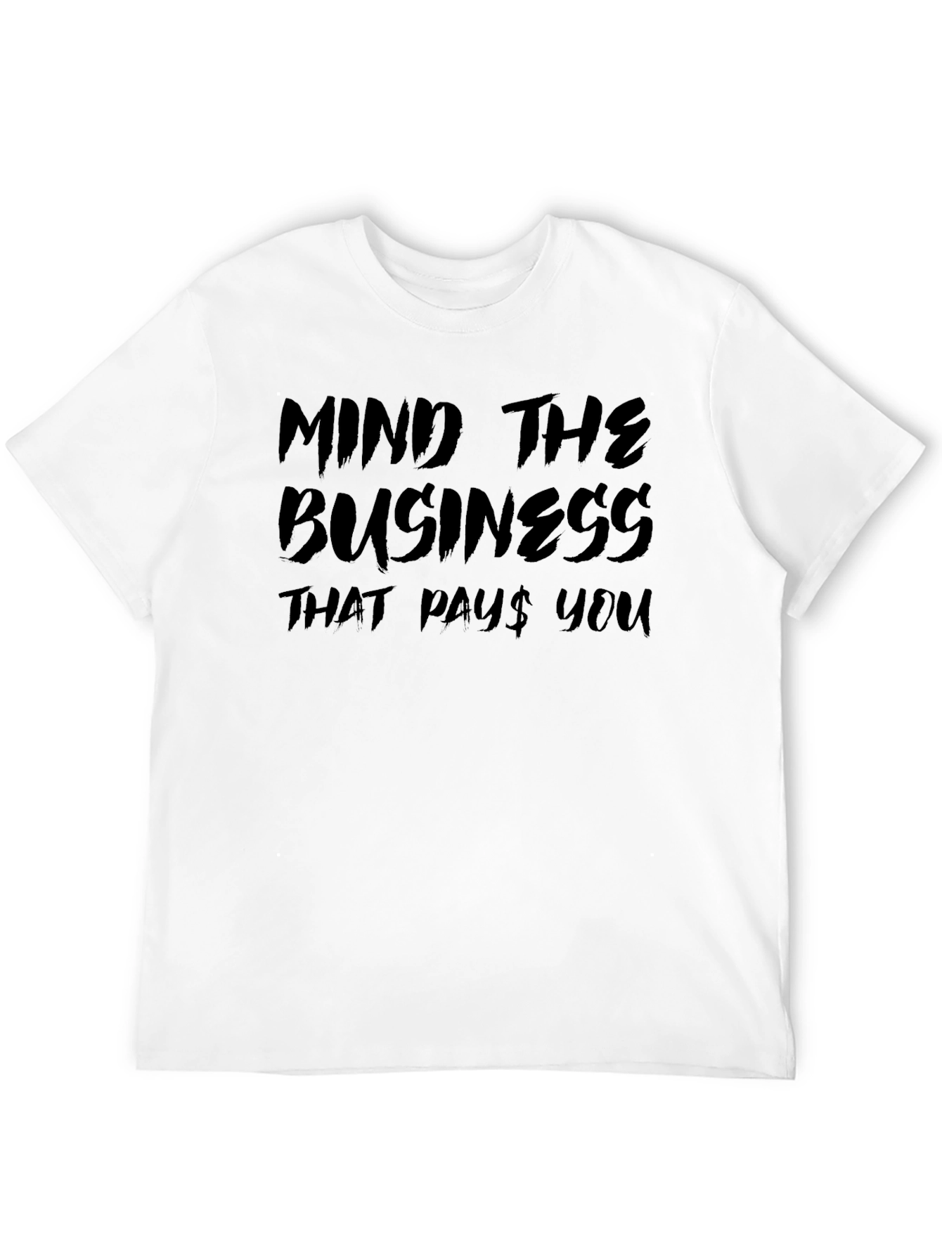 Mind the Business Black Graphic Tee