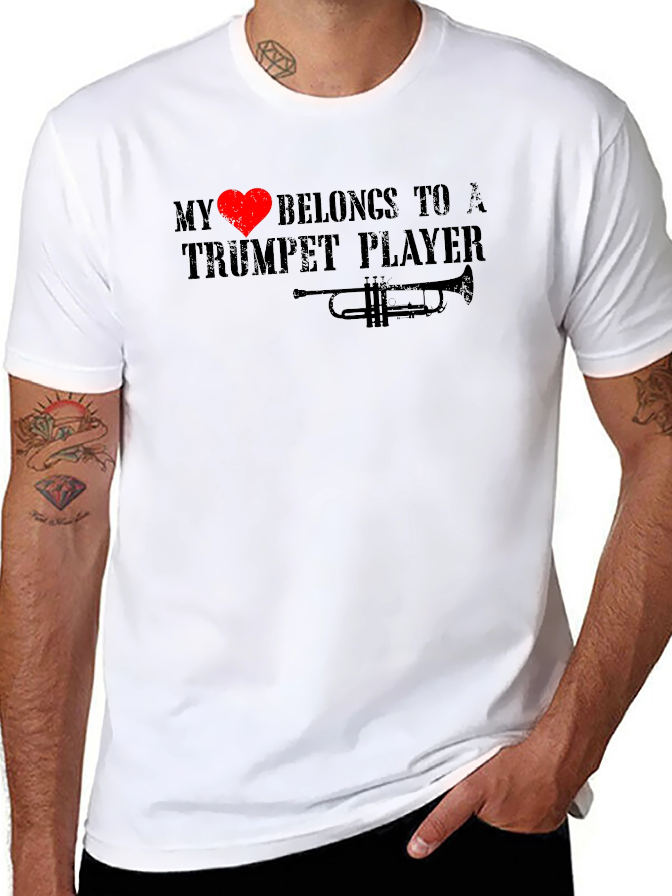 My Heart Belongs to a Trumpet Player T-Shirt