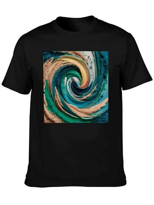 Abstract Swirl Tee - Unique Art Graphic Print
