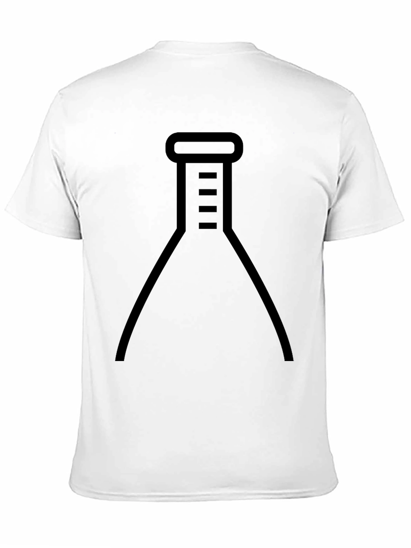 Science Beaker Black T-Shirt