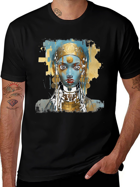Goddess Graphic T-Shirt - Black