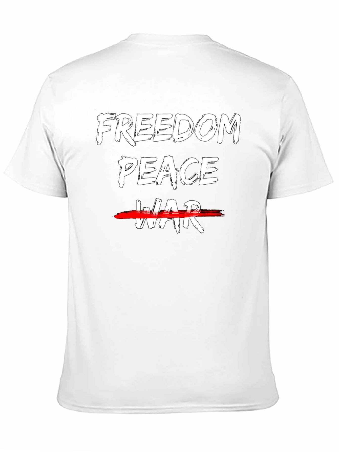 Freedom Peace Tee - Anti-War Graphic T-Shirt