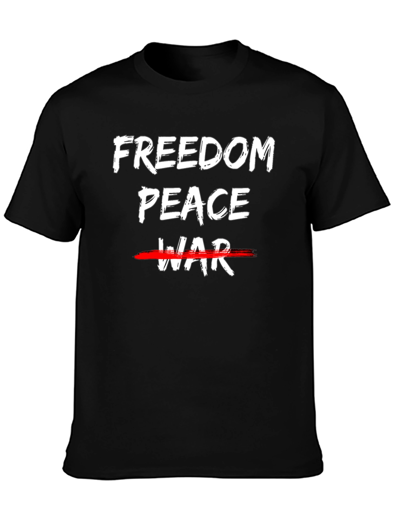 Freedom Peace Tee - Anti-War Graphic T-Shirt