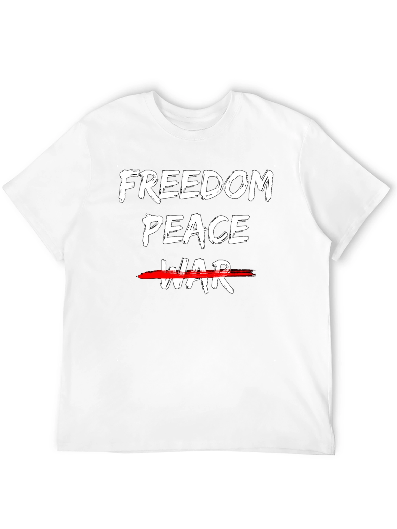 Freedom Peace Tee - Anti-War Graphic T-Shirt