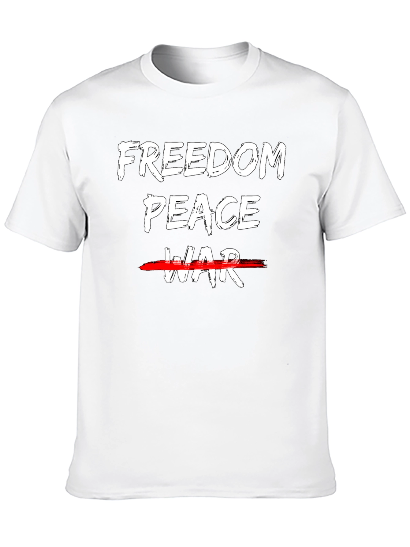 Freedom Peace Tee - Anti-War Graphic T-Shirt