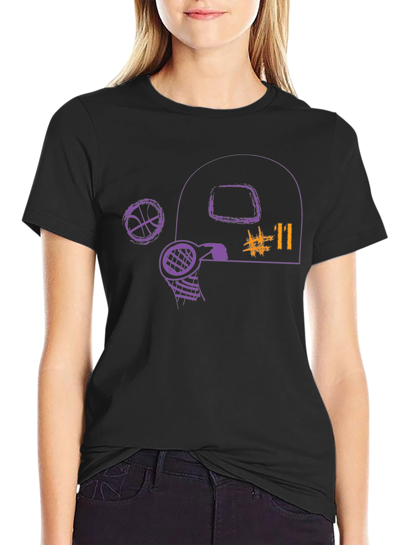 Basketball Graphic Tee - Number 11