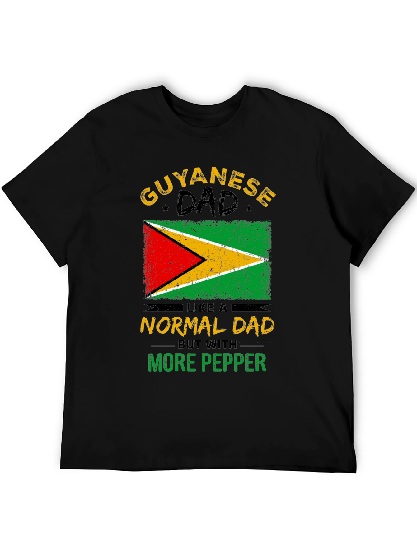 Guyanese Dad T-Shirt - More Pepper