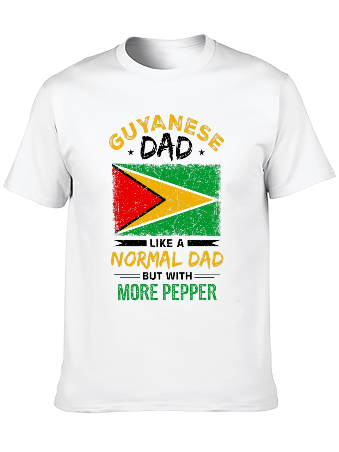 Guyanese Dad T-Shirt - More Pepper