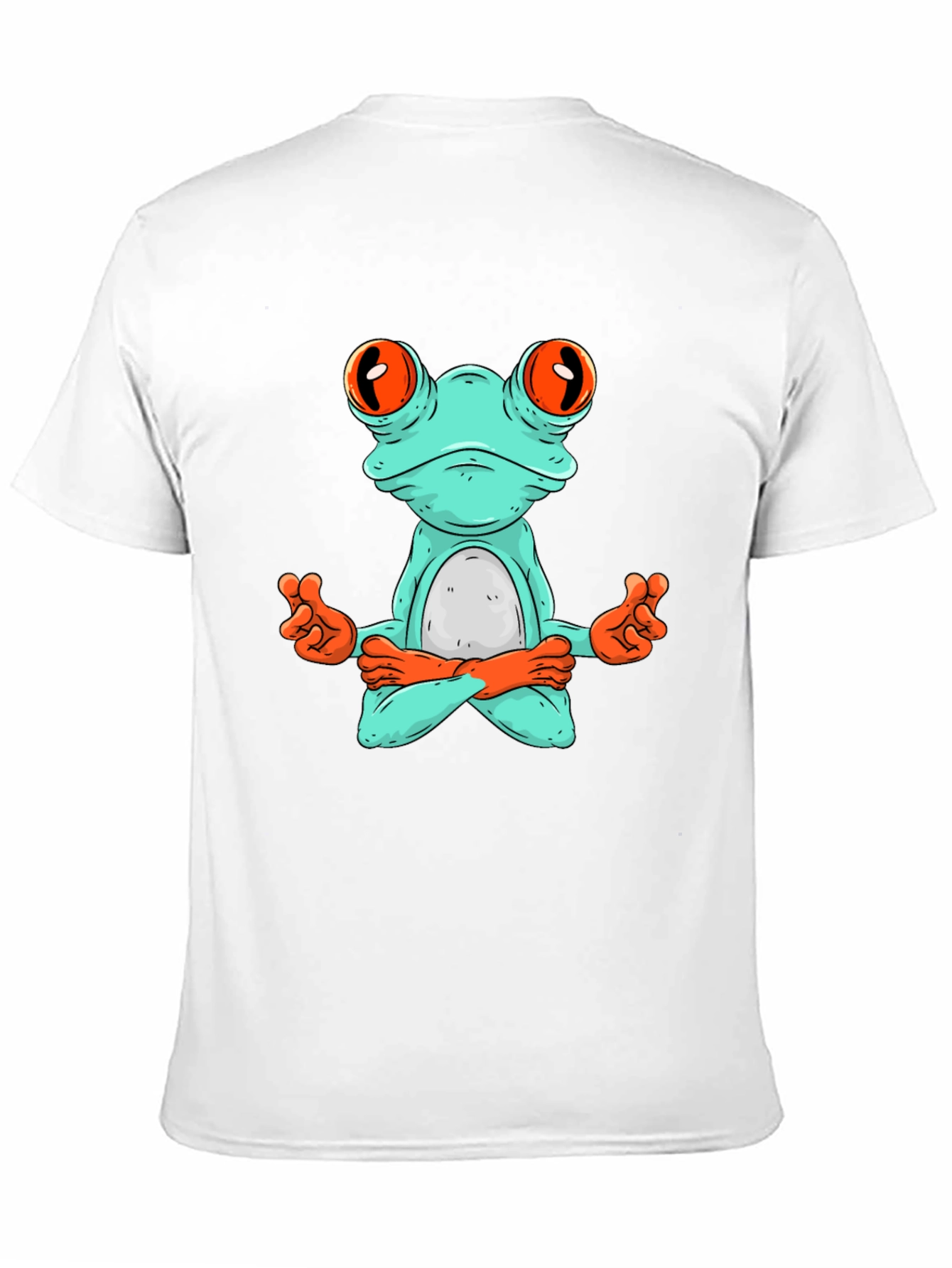 Meditating Frog Graphic Tee - Zen Style
