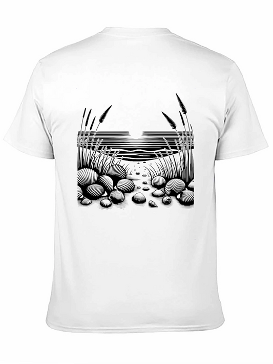 Coastal Graphic Tee - Unisex Black T-Shirt