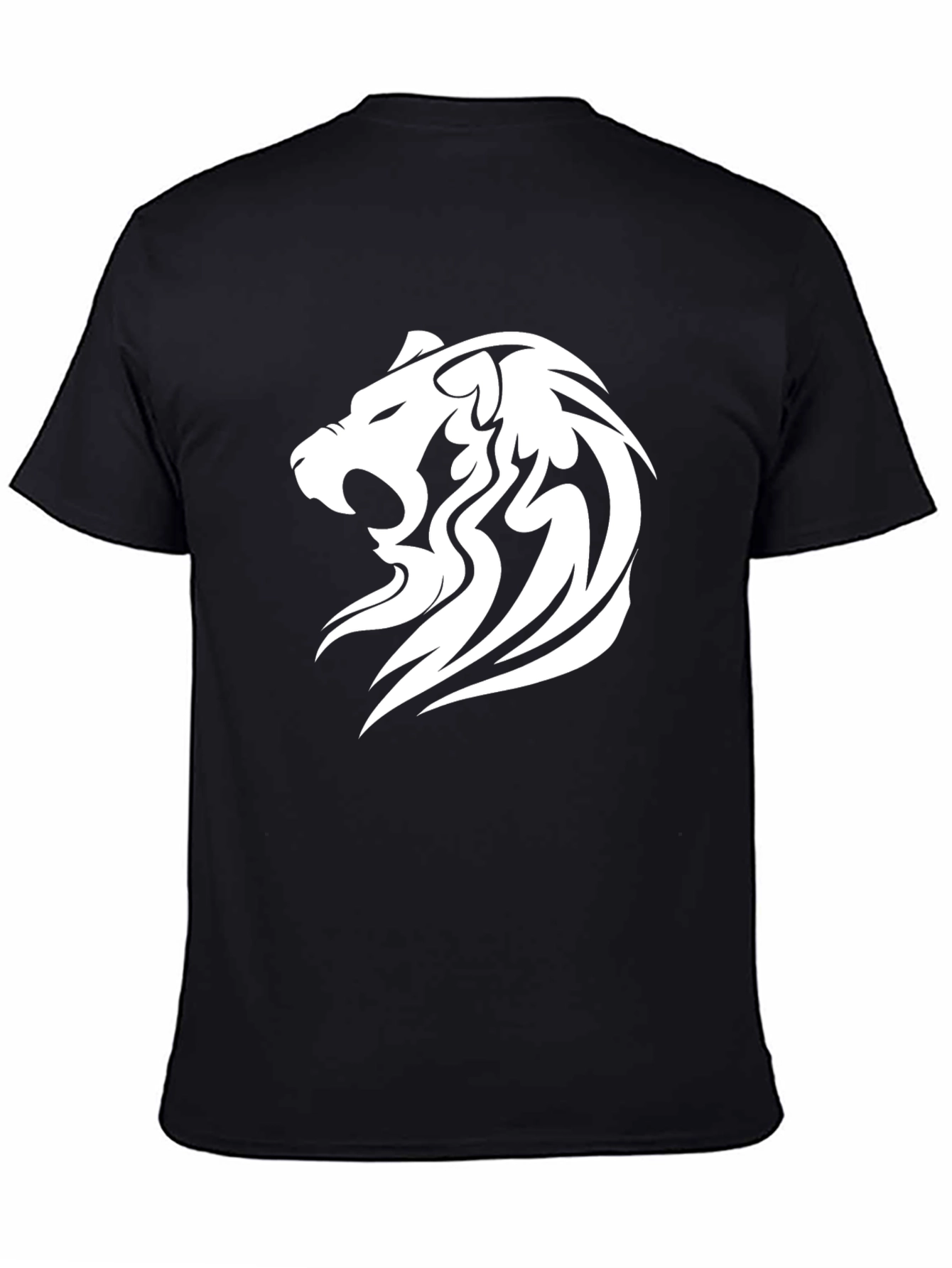 Lion Graphic Black T-Shirt