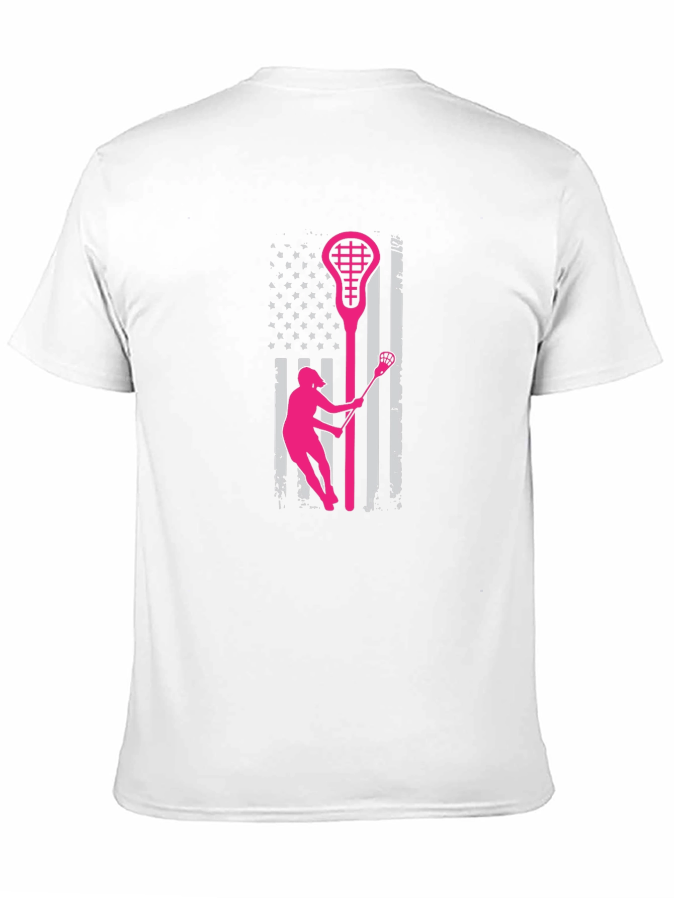 Lacrosse USA Flag T-Shirt - Patriotic Sportswear
