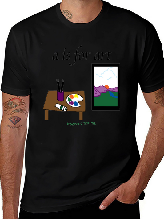 A is for Art T-Shirt - Painter Theme