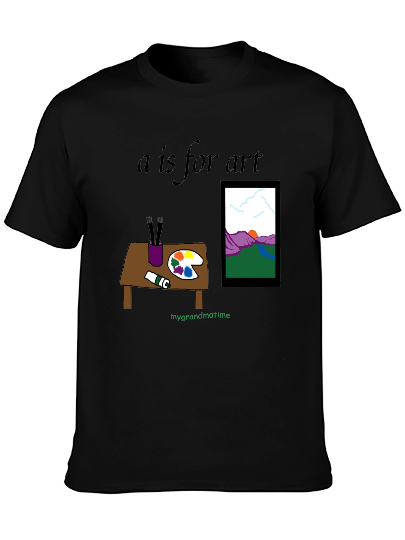 A is for Art T-Shirt - Painter Theme