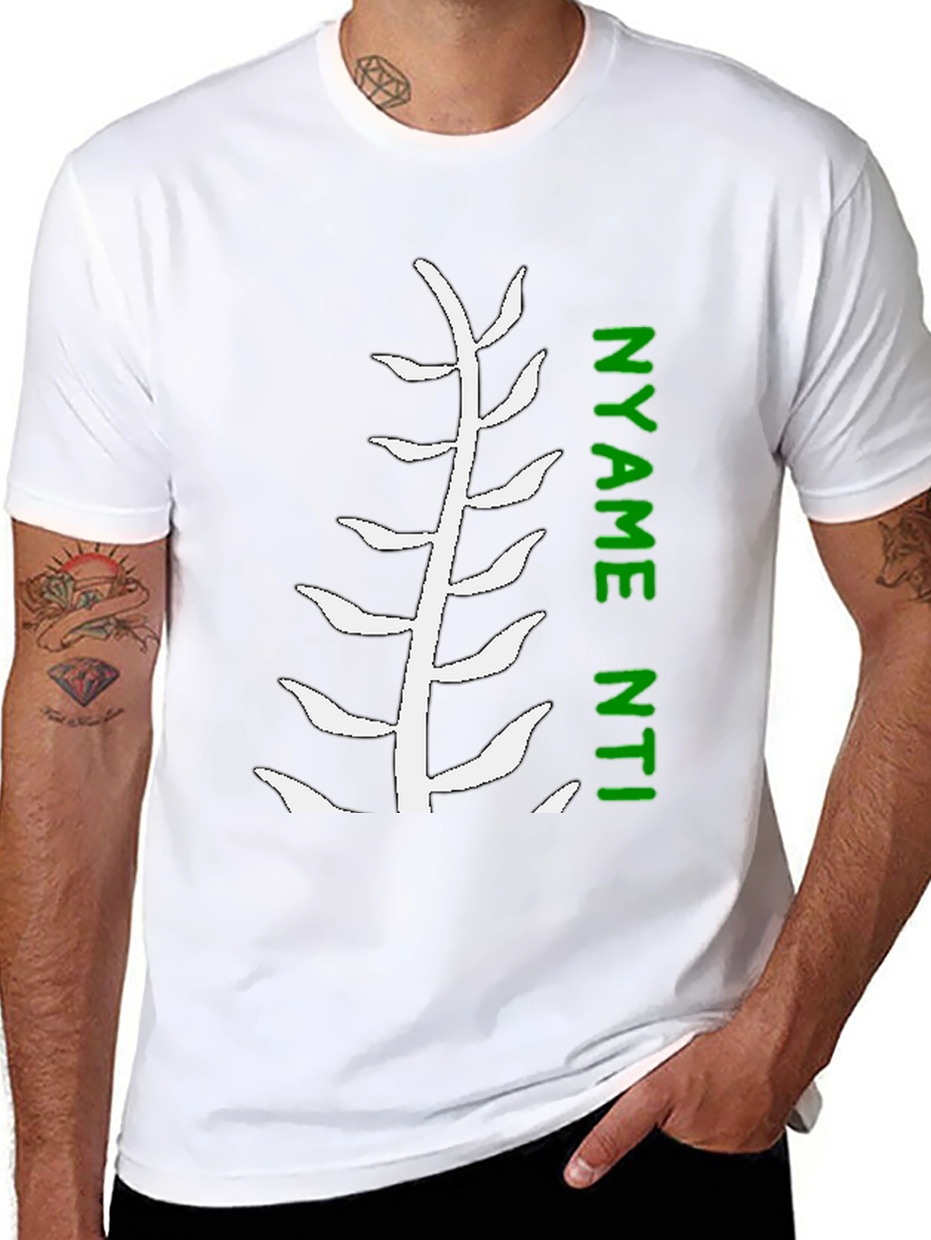 Nyamé Nti Adinkra Symbol T-Shirt