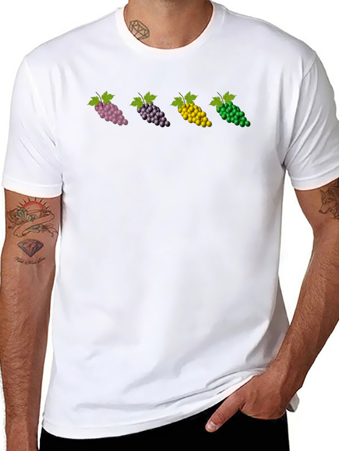 Grape Variety Graphic T-Shirt