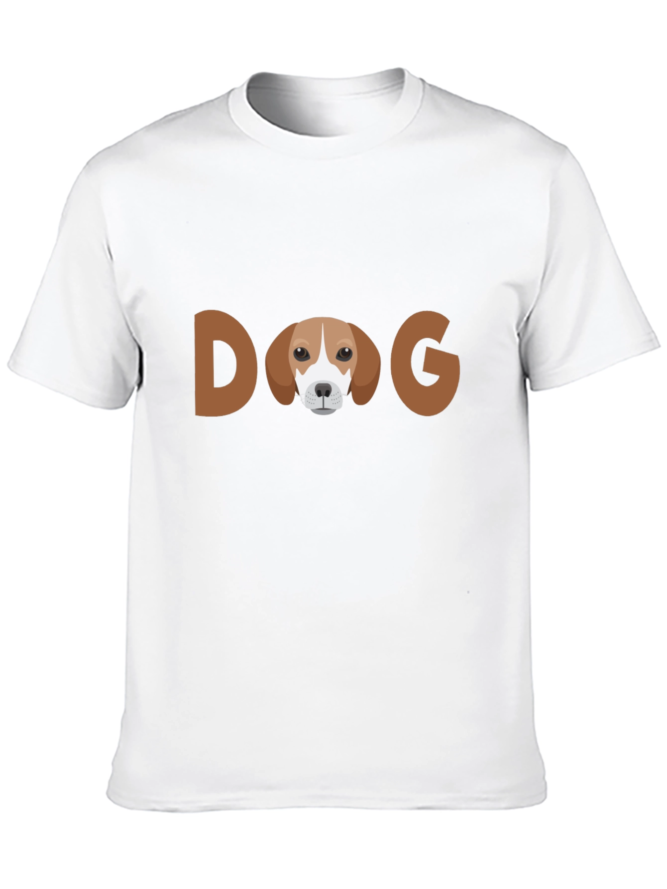 Dog Graphic Tee - Unisex Casual Black T-Shirt