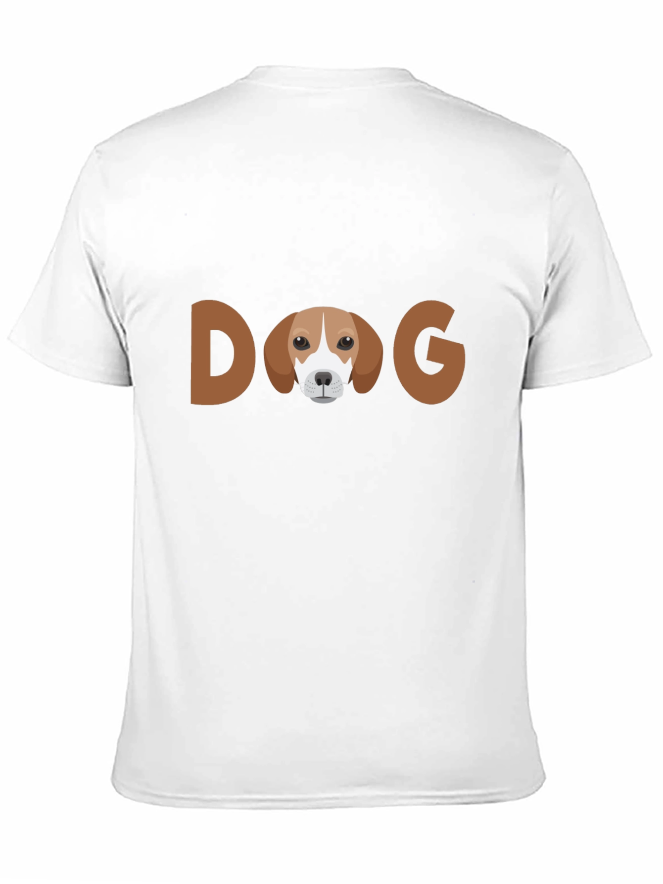 Dog Graphic Tee - Unisex Casual Black T-Shirt