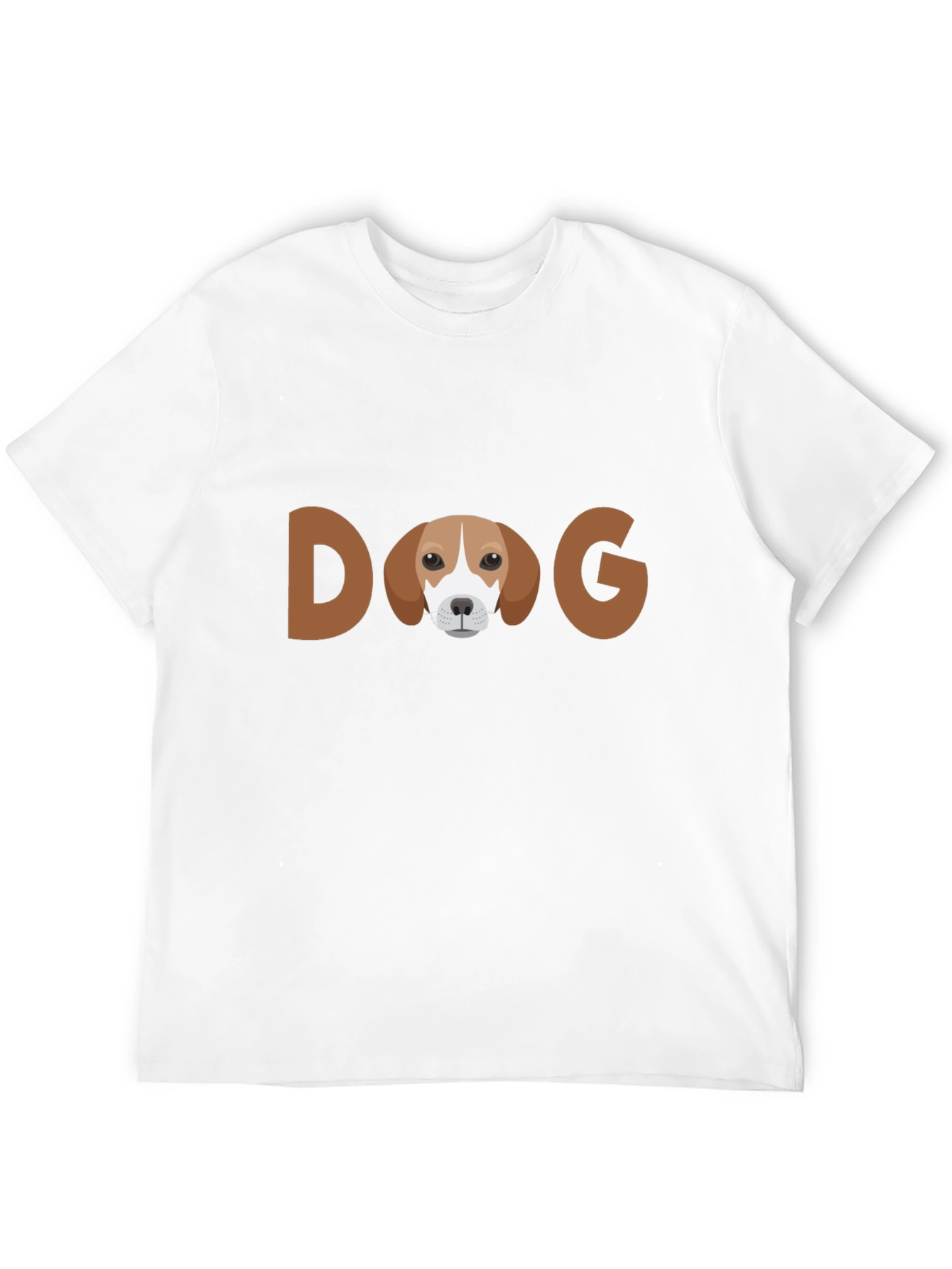 Dog Graphic Tee - Unisex Casual Black T-Shirt
