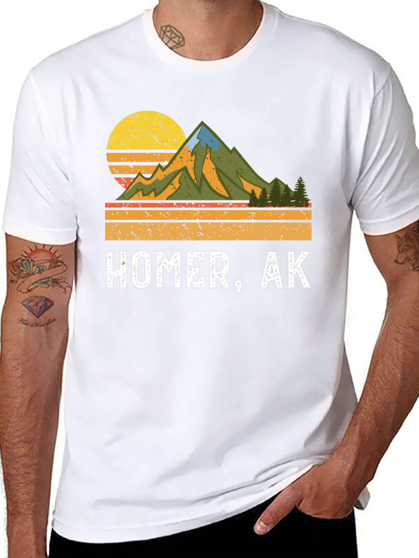 Homer AK Mountain Graphic Tee