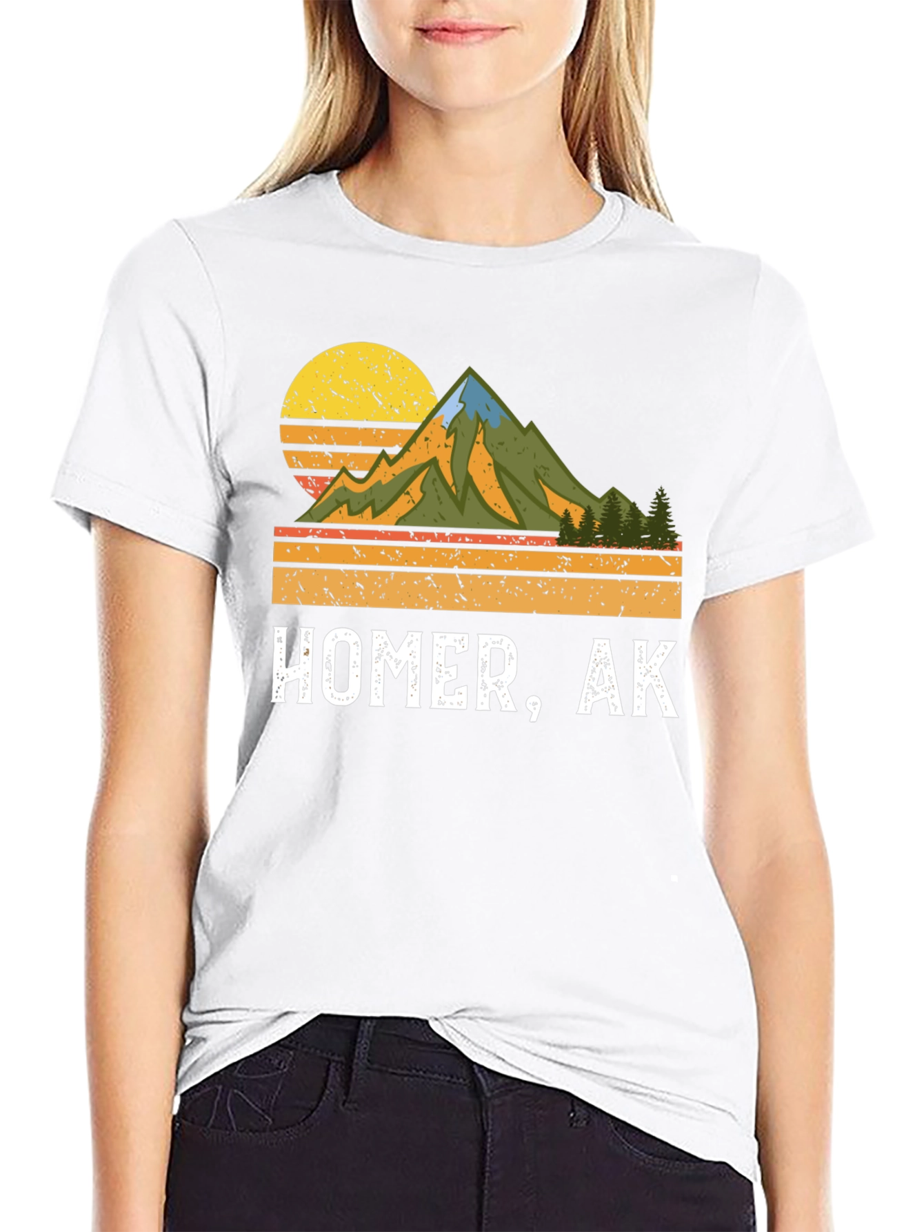 Homer AK Mountain Graphic Tee