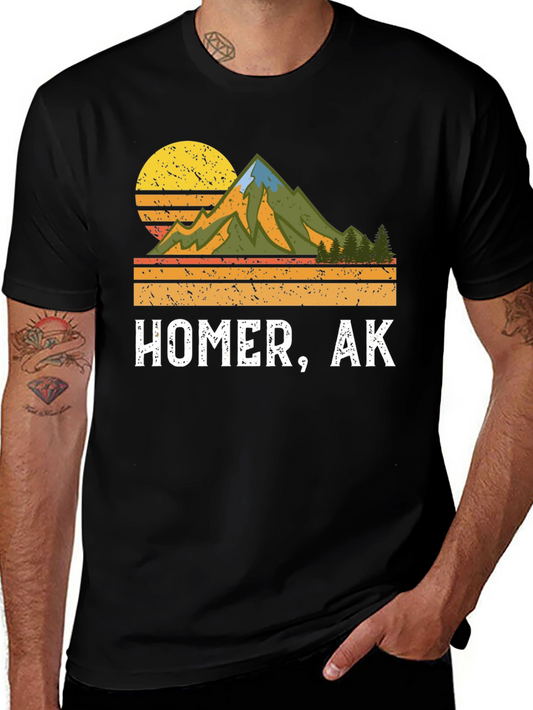 Homer AK Mountain Graphic Tee