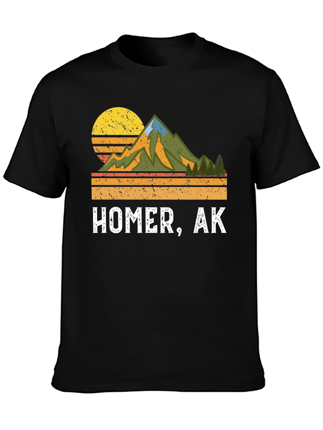 Homer AK Mountain Graphic Tee