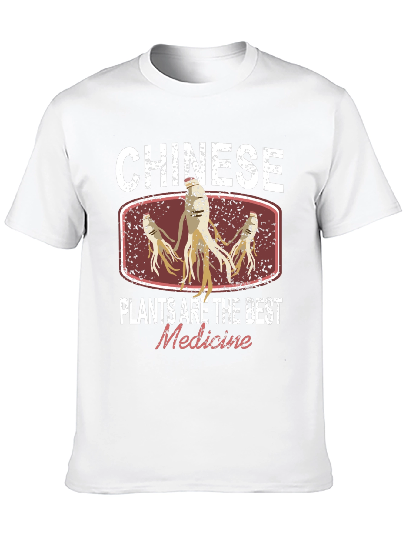 Chinese Plants Medicine Graphic T-Shirt