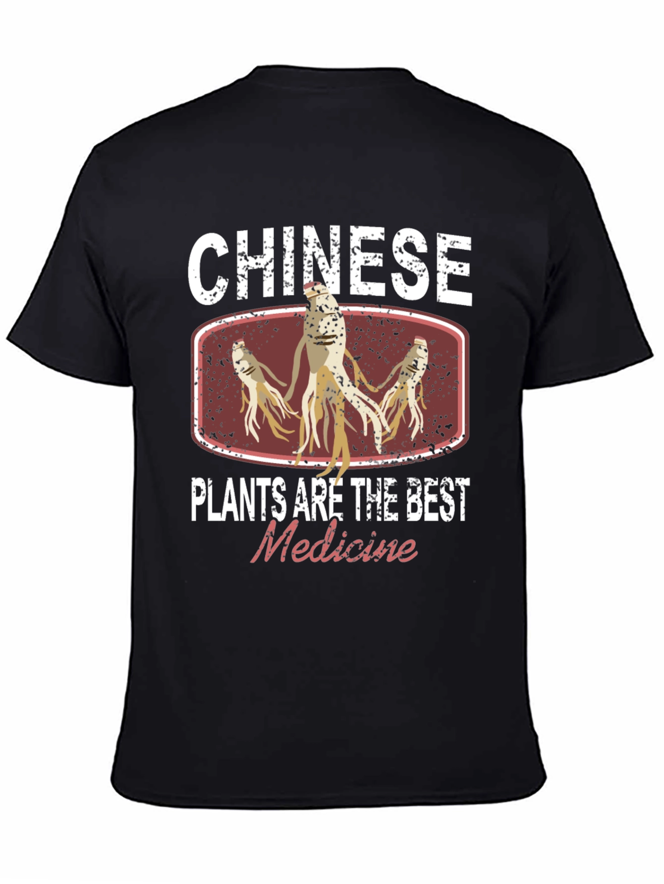 Chinese Plants Medicine Graphic T-Shirt