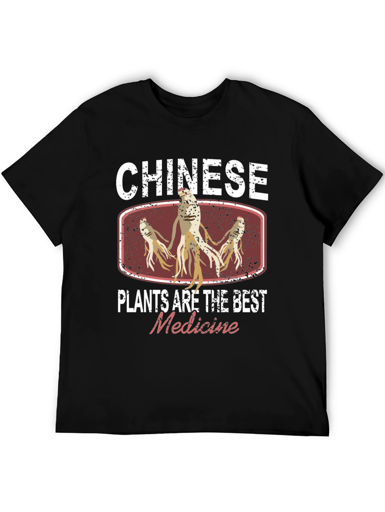 Chinese Plants Medicine Graphic T-Shirt