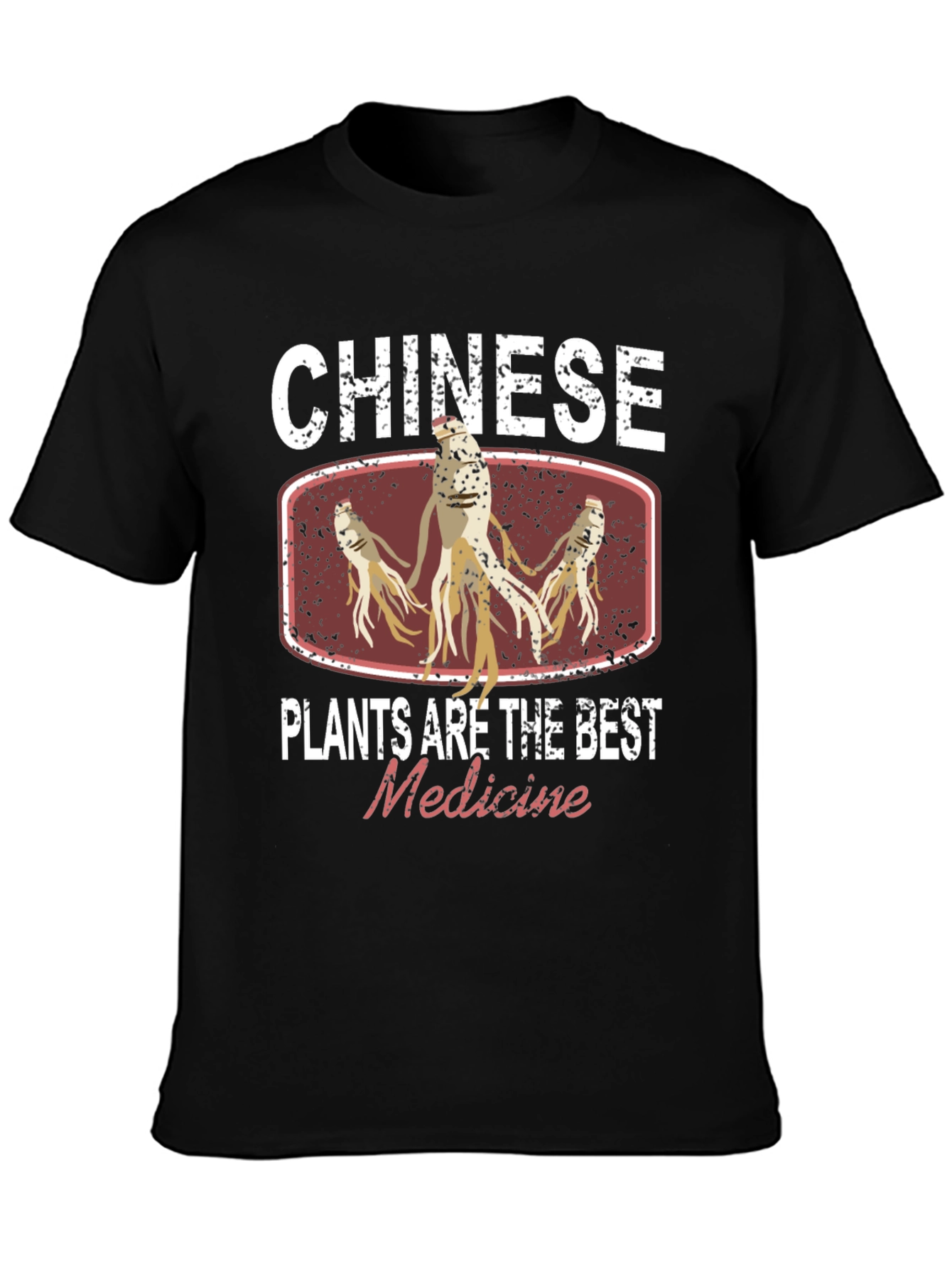 Chinese Plants Medicine Graphic T-Shirt