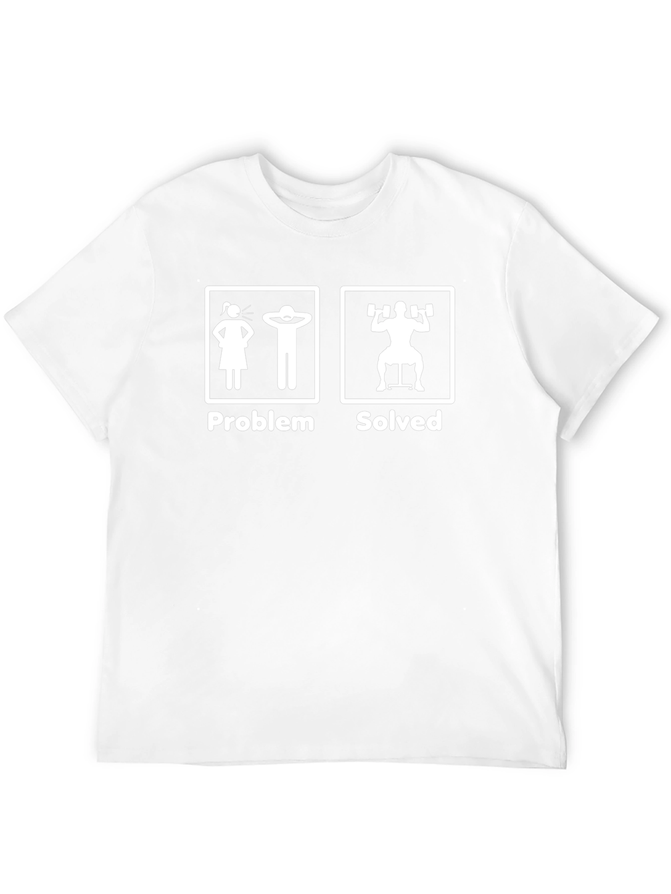 Problem Solved T-Shirt - Funny Gym Workout Tee