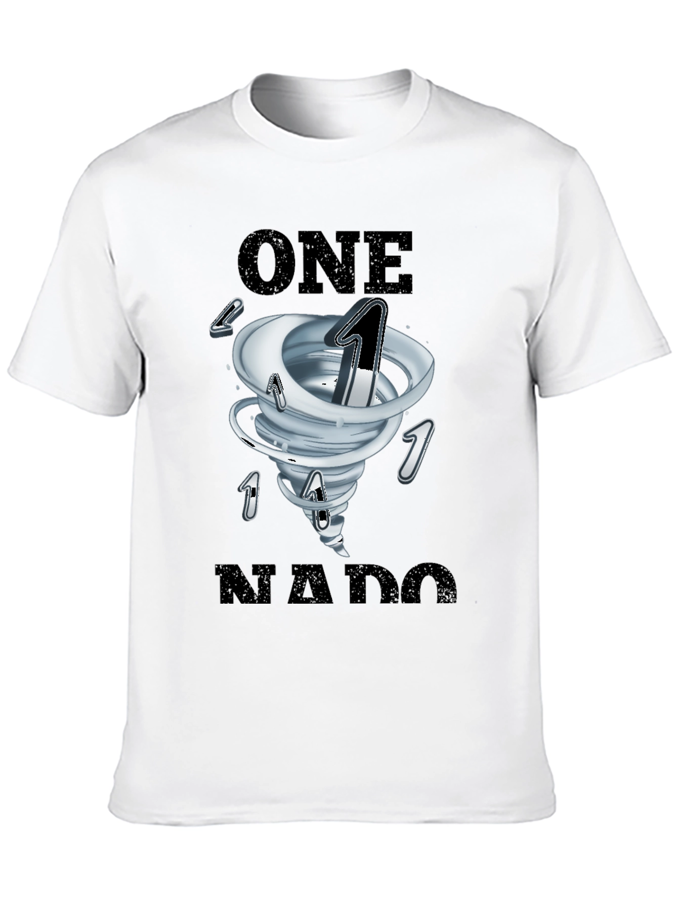 One-Nado Black Graphic Tee