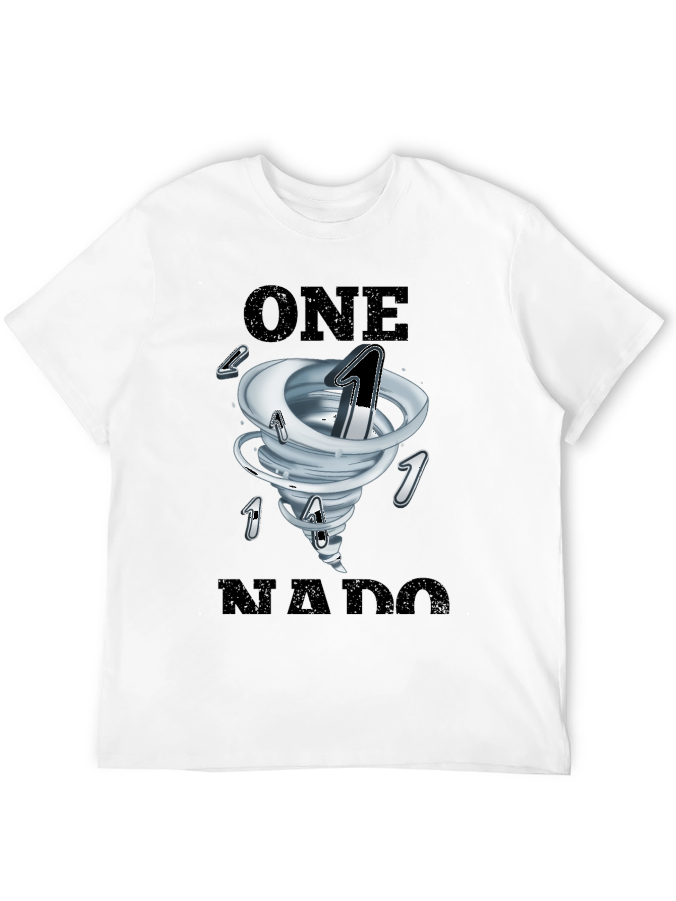 One-Nado Black Graphic Tee