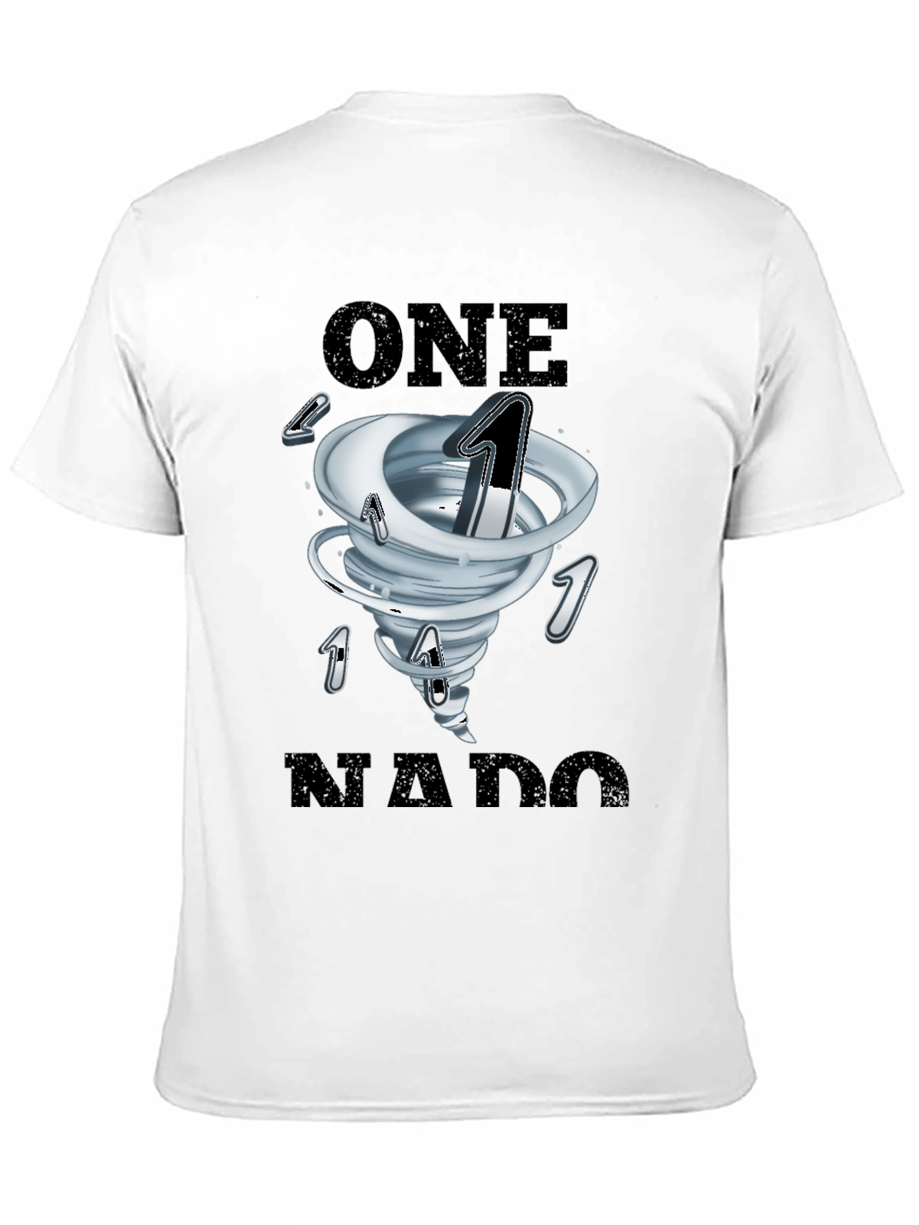 One-Nado Black Graphic Tee