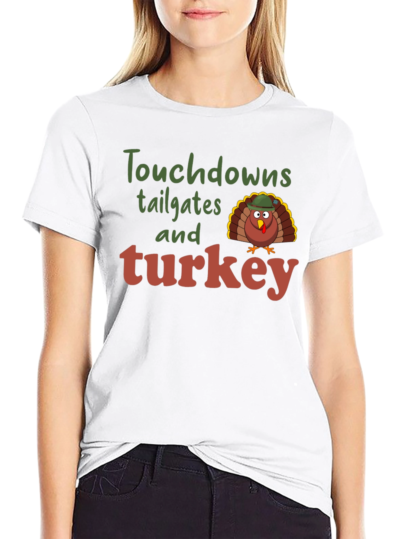 Touchdowns Tailgates and Turkey Thanksgiving T-Shirt