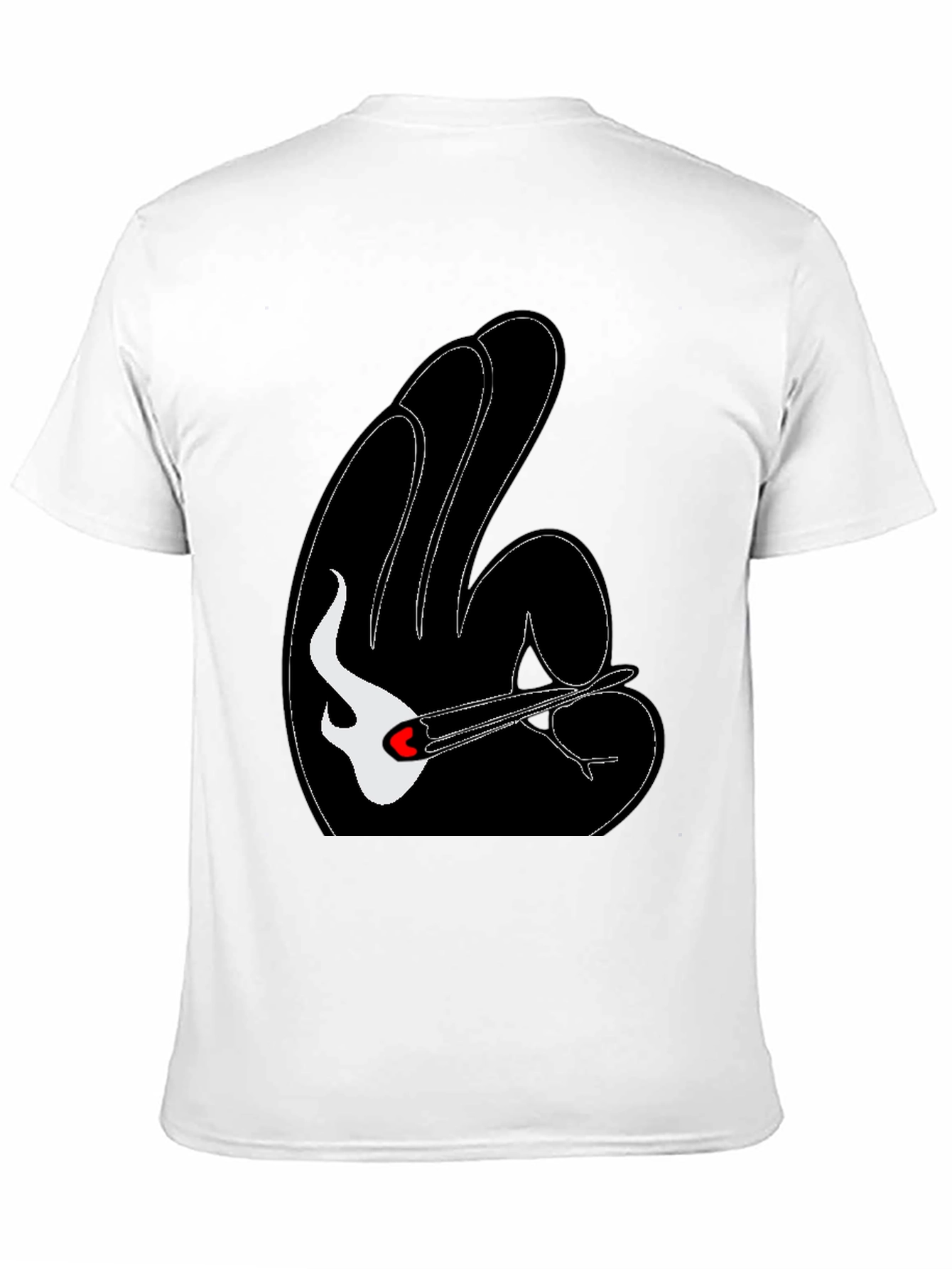 Unique Graphic Tee - Guitar & Hand Gesture