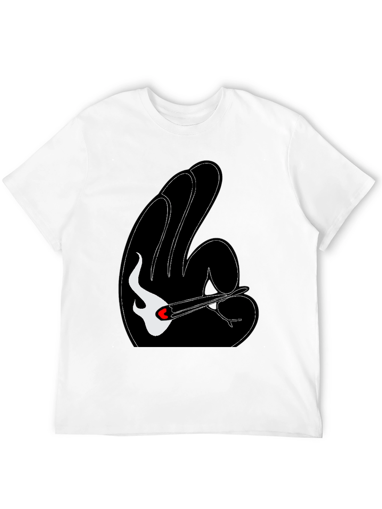 Unique Graphic Tee - Guitar & Hand Gesture