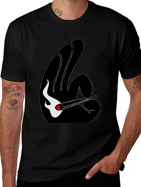 Unique Graphic Tee - Guitar & Hand Gesture