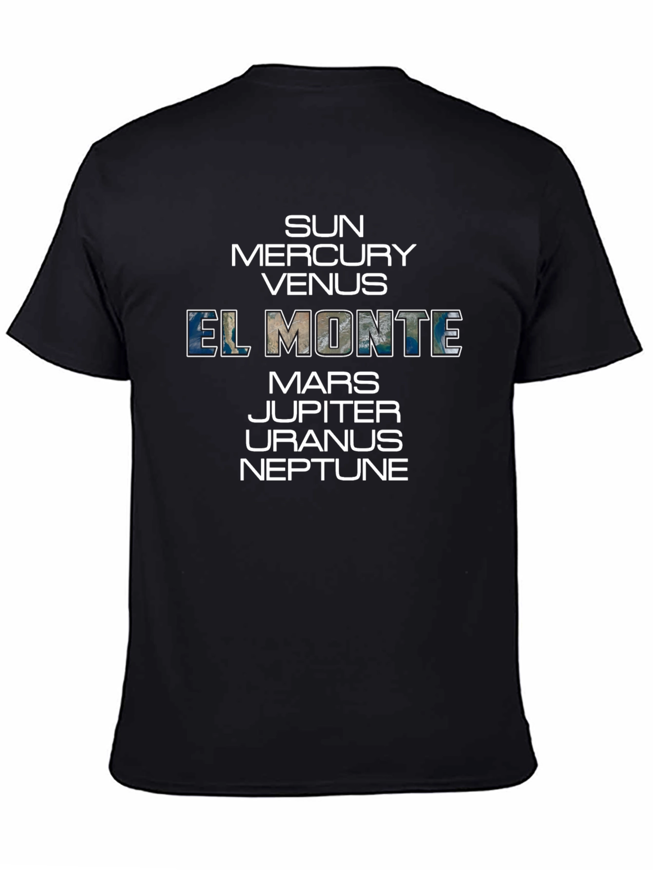 El Monte Planets Graphic Tee - Stylish Space T-Shirt