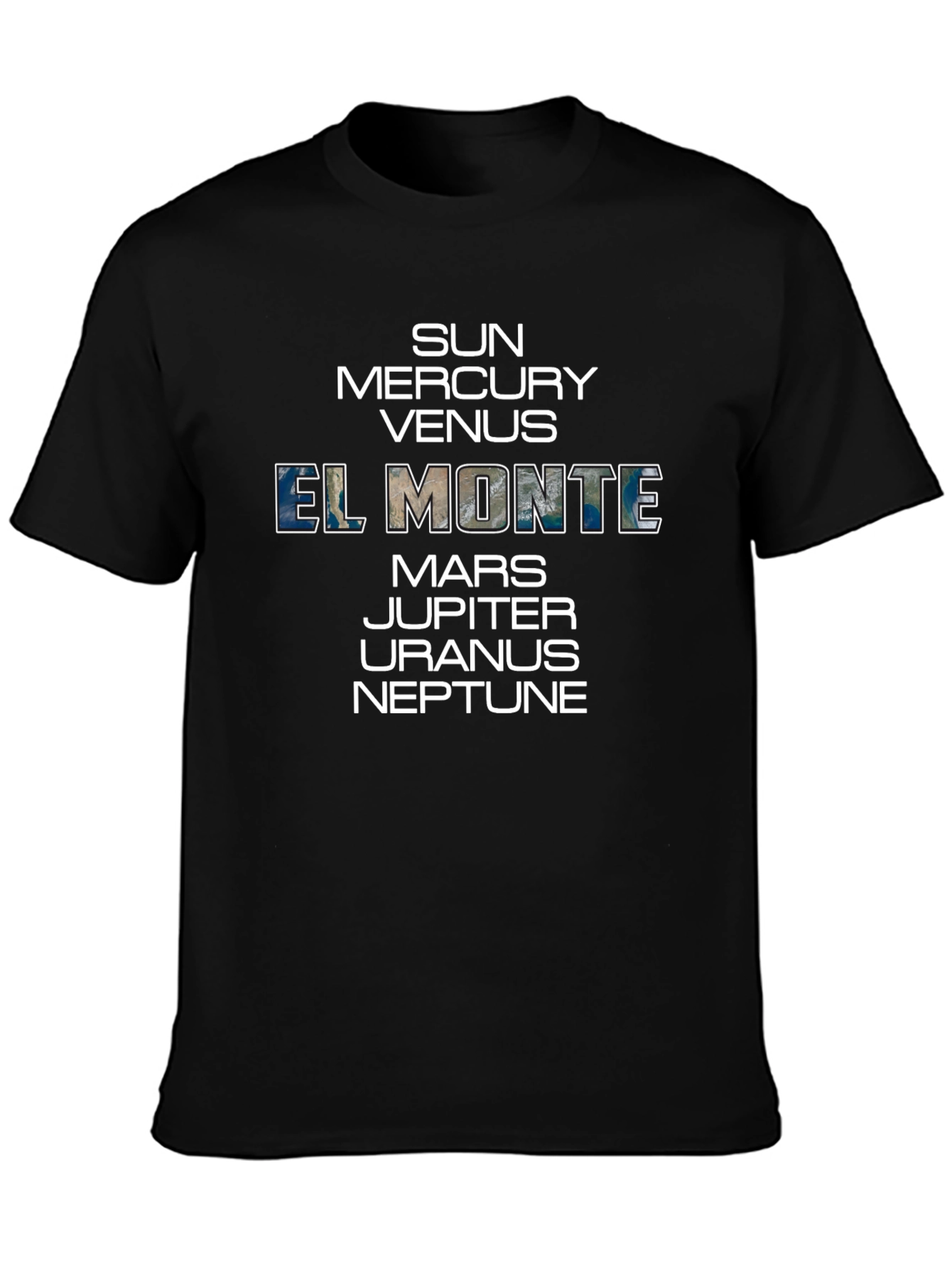 El Monte Planets Graphic Tee - Stylish Space T-Shirt